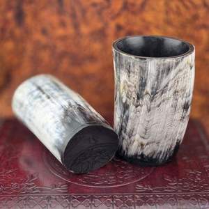 Meilleurs verres à shot faits main en corne de buffle écologiques, style antique européen, tasse Viking pour fêtes et célébrations - Product Image 5