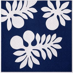 Trendy <b>Handmade</b> 100% Cotton Material Hawaiian <b>Quilts</b> With Beautiful Patterned Work And Cushion Cover Sets For Home, Hotel Decor - Product Image 1