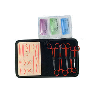 Pour les étudiants en médecine pour les soins infirmiers Kit de suture chirurgicale en acier réutilisable Anatomie Biologie Médecin Instruments médicaux Équipements médicaux - Product Image 1