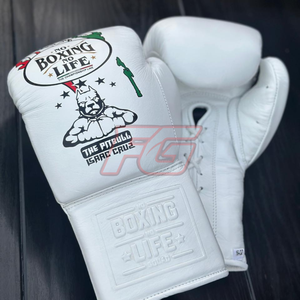 Guantes de Boxeo MMA Personalizados para Entrenamiento |   Diseño de Dedos Completos |   Cierre de Gancho y Bucle |   Material de Cuero de Vaca |   Absorción de Humedad | - Product Image 3