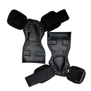Guantes de Neopreno sin Dedos para Ejercicio con Logotipo Personalizado, Agarre de Cuero para la Palma con Correa de Muñeca Ajustable - Product Image 3