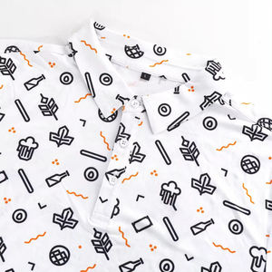 Camiseta Polo Personalizada de Alta Calidad para Hombre, Diseño por Sublimación, OEM al por Mayor, Camisetas Polo Elásticas y Transpirables para Hombre - Product Image 4