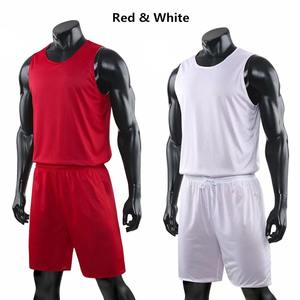 ชุดบาสเก็ตบอลแบบสวมใส่ได้สองด้านสำหรับผู้ชาย ชุดกีฬาระบายอากาศแห้งเร็วคุณภาพสูงสำหรับเด็ก - Product Image 4
