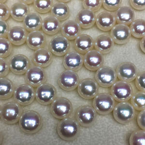 Perlas Sueltas de Agua Dulce Blancas Mantou, Perla de Espejo Transparente, Luz Brillante, Comparable a la Frescura Intensa de una Perla Desnuda - Product Image 1