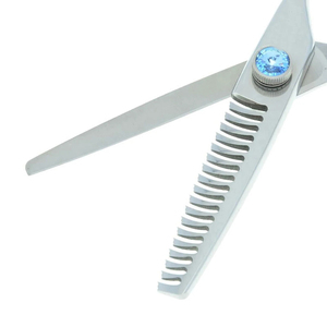 Ciseaux de dégradé professionnels avec manche en acier inoxydable, lame droite pour salon de coiffure, outil de beauté à prix avantageux - Product Image 4