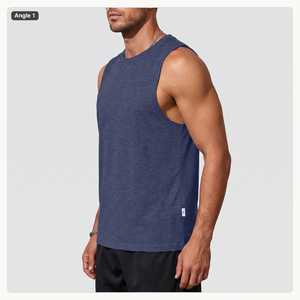Men's <b>Rainbow</b> Heart Print Sleeveless Muscle Tank <b>Top</b>-Love Is Love Graphic Tee for Gym - Product Image 3