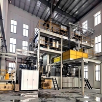 Machine de fabrication de tissu non tissé spunbond automatique écologique avec moteur PLC et roulement pour les applications d'emballage, d'hygiène et médicales