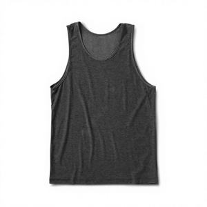 Camiseta sin Mangas de Algodón de Primera Calidad para Hombre, Camiseta Deportiva para Gimnasio, Chaleco Deportivo Informal para Toda Temporada, Secado Rápido, Venta al por Mayor - Product Image 1