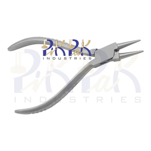 Round Nose Plier Size 130mm Smooth Jaws Special Naked Serrated Handles & Matt Finish Jewelry Making Looping & Needle Nose Pliers - Product Image 6