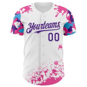 Maillot de baseball professionnel à boutons, vêtements de sport personnalisés, 100% coton biologique, antibactérien, col en V, manches courtes, unisexe - Product Image 4