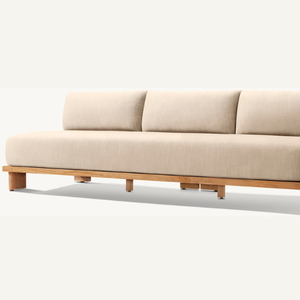 โซฟาเก้าอี้ไม้สักรักษ์โลก ลดราคาพิเศษ พร้อมฟองน้ำนุ่มสบายสำหรับนั่ง ดีไซน์ทันสมัยและทนทาน - Product Image 5