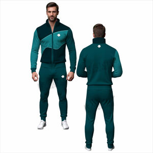 High Performance <b>Men</b> Tracksuits Set Moisture Wicking Fabric For Active Lifestyle Long Lasting Quality <b>Men</b> Tracksuits - Product Image 4
