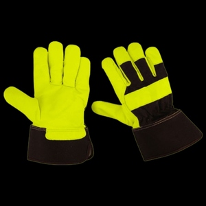Gants de sécurité en cuir de mouton de qualité supérieure, anti-vibration, respirants, résistants à l'abrasion, confortables et robustes - Product Image 5
