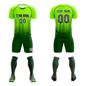 Conjunto de Camiseta de Fútbol Personalizada para Hombre, Manga Corta, Degradado Rosa y Azul, Cuello en V, Absorbe la Humedad, Ajuste Atlético, Uniforme - Product Image 4