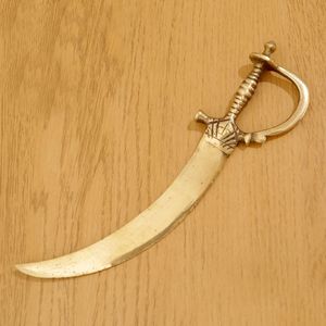 มีดเนยทองเหลืองทำมือ สไตล์โบราณ สำหรับทาขนมปัง เนย ชีส แยม ดีไซน์สวยงาม ใช้กับโต๊ะอาหาร พร้อมด้ามจับเรียบลื่น - Product Image 3