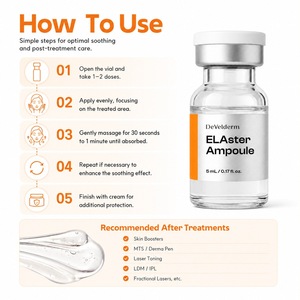 Ampolla Reparadora de Belleza Coreana PDRN 5mL, Suero Restaurador para la Barrera Cutánea, Cuidado Post-Tratamiento, Belleza Coreana, Cuidado Facial Calmante - Product Image 1