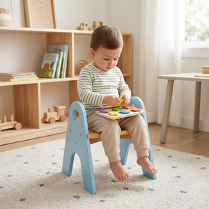 Silla infantil de madera contrachapada de pino americano, muebles de sala de estar de Vietnam, diseño duradero y seguro, bordes lisos para niños - Product Image 4