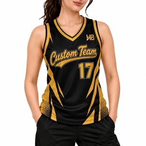 Camiseta de Baloncesto Personalizada para Mujer, Manga Corta, Cuello en V, Uniforme de Equipo Sublimado, Malla Transpirable, Ajuste Atlético, Color Personalizado - Product Image 1