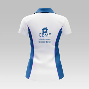 Polo professionnel pour femmes, design personnalisé, tissu respirant à séchage rapide, uniforme de bureau élégant pour le personnel de l'entreprise, vêtements d'équipe - Product Image 2