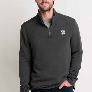 Sweat-shirt classique pour homme à col zippé, manches longues, tissu doux et chaud, coupe confortable, parfait pour l'entraînement sportif - Product Image 1