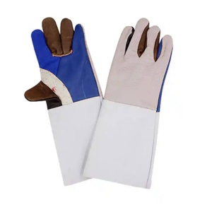 ถุงมือเชื่อมหนังวัวแท้สำหรับงานฤดูหนาว ป้องกันการเจาะทะลุ สะท้อนแสง ปลอดภัย ระบายอากาศได้ดี - Product Image 2