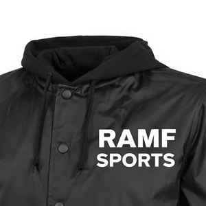 Veste de coach streetwear pour homme avec logo personnalisé, coupe-vent, résistante à l'eau, légère, printemps-automne, avec boutons pression - Product Image 6