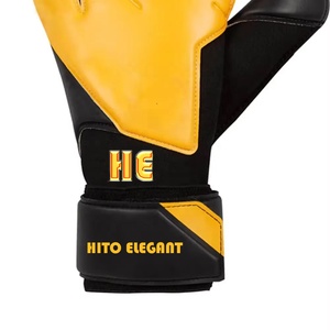 Gants de gardien de but personnalisés avec logo, latex de contact de haute qualité, dos en silicone imprimé, coupe hybride, protection du pouce - Product Image 4
