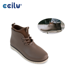 รองเท้าบูทกันน้ำแบบผูกเชือกทรงสูง รุ่น Recycled Vegan สำหรับเดินเล่น 男女兼用 รุ่น Aa07 น้ำหนักเบาและกันลื่น เหมาะสำหรับฤดูใบไม้ผลิ/ฤดูร้อน/ฤดูใบไม้ร่วง - Product Image 1