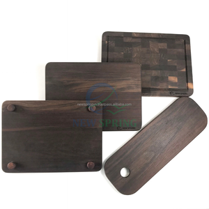 Planche à découper en bois de noyer personnalisée de qualité supérieure fabriquée au Vietnam bloc à découper de cuisine en gros - Product Image 1