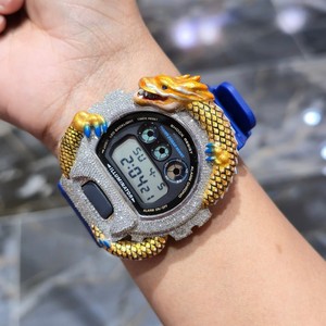 Reloj Deportivo Digital con Diseño de Dragón, Cristal de Zafiro, Estilo Hip Hop Unisex - Product Image 1