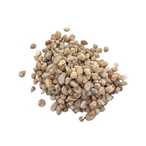 Galets blanc cassé naturels pour revêtements de sol industriels, utilisés en vrac, non toxiques, écologiques, 20 lb - Product Image 1