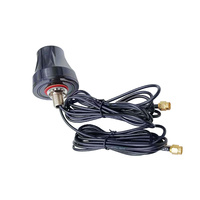 Antenne champignon combinée 2-en-1 4G LTE GNSS étanche avec câble pigtail RG174 SMA Mâle pour passerelle IoT et terminal de véhicule