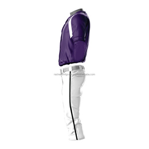 Vente en gros d'uniformes de baseball pour hommes, vêtements d'équipe, maillots sublimés personnalisés avec pantalons, uniformes de sport, fabricant OEM - Product Image 5