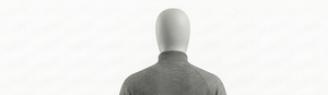 Men's Gray Knitted Zip-Up <b>Racer</b> <b>Jacket</b> Stand Collar Casual Breathable Autumn Wear Regular Fit - Product Image 5