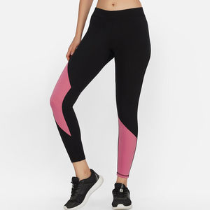 Pantalons de yoga pour femmes 100% coton respirant, taille élastique et leggings de yoga avec design personnalisé, leggings de yoga pour femmes - Product Image 3