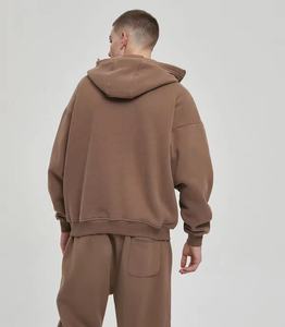 Men's Streetwear Oversized <b>Zip</b> <b>up</b> Hoodies Casual Blank Wholesale Zipper Tracksuit Full Face <b>Zip</b> <b>up</b> Tracksuit - Product Image 3
