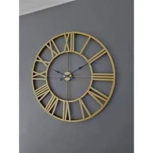 Luxury <b>Metal</b> Wall <b>Clock</b> For Exclusive Interiors Adding Rich Elegant And High End Wall Statement Decoration Use <b>Metal</b> Wall <b>Clock</b> - Product Image 2