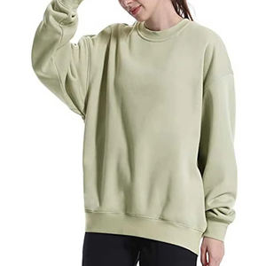 Sudadera personalizada de manga larga, transpirable, de color liso, para mujer, en venta en línea a bajo precio. - Product Image 2