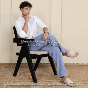 Custom Logo Straight Fit <b>Lounge</b> Pants Cotton Blend Elastic Waist Casual Comfortable Daily Wear <b>Trousers</b> for <b>Men</b> - Product Image 5