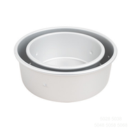ATLAS STAR Moule à gâteau en alliage d'aluminium avec revêtement anodisé, 6 pouces de profondeur, à motifs en relief, pour petits gâteaux à étages, compatible four, facile à nettoyer, pour mariages et anniversaires