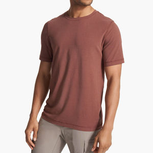 T-shirt en coton pour homme, col rond, doux, respirant, décontracté, streetwear, vêtements de mode, qualité supérieure, marché américain - Product Image 3