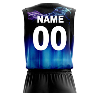 Top Quality Custom Made Full Set Breathable Printed Polyester Basketball Jersey Shorts Pants Training Outfit - Product Image 2