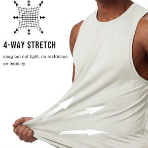 Camiseta Deportiva sin Mangas con Logotipo Personalizado al por Mayor, Camiseta Deportiva para Gimnasio, Ropa Deportiva para Hombre - Product Image 4