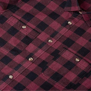 Camisa de Franela para Hombre, Otoño, Casual, Ecológica, Transpirable, Colores y Logotipo Personalizables, Servicio OEM, Gran Venta - Product Image 2