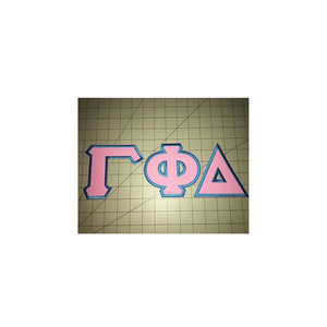Patchs brodés 2D du logo de la Sororité Gamma Phi Delta Inc University - Product Image 1