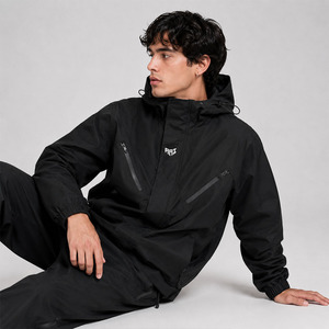Chaqueta Bomber Cortavientos OEM para Hombre, con Ribete Frontal, Estilo Urbano, Ropa Juvenil de Moda, Chaquetas de Nylon Reflectantes Personalizadas al por Mayor para Hombre - Product Image 2