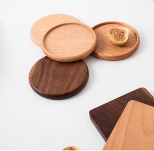 Top Selling Handmade Collection Modern Eco-Friendly Natural Wooden Drink Coasters for Coffee Tea Wine Non Slip <b>Scratch</b> Resistant - Product Image 5