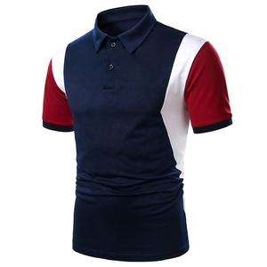 Camiseta Deportiva para Hombre, Ultra Seca, Antiarrugas, con Bloques de Color, Bordada, Estilo Urbano, Algodón Casual, Manga Corta, Básica, para Gimnasio, Venta al por Mayor - Product Image 5