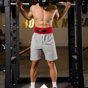 Gym <b>Weight</b>-lifting Leather Belt <b>Training</b> Bodybuilding Gym Weightlifting Belt Leather Power Lifting Belt - Product Image 4