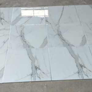 กระเบื้องปูพื้นพอร์ซเลนขัดเงาพิเศษ ขนาด 600 x 600 มม. ลายหินอ่อน สำหรับโชว์รูม สำนักงาน อาคาร สำนักงาน หรือพื้นที่นั่งรอ - Product Image 2